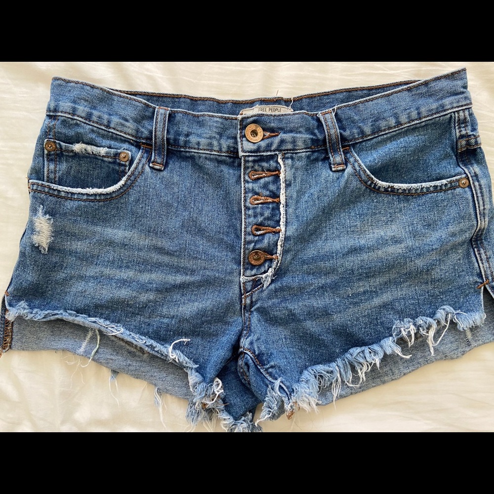 Free people 26 denim shorts